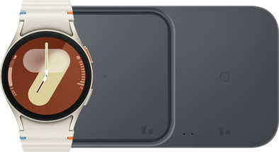 Samsung Galaxy Watch 7 4G Crème 40mm + Duo Draadloze Oplader is nooit meer leverbaar