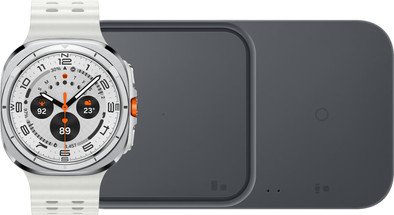 Samsung Galaxy Watch Ultra 4G Wit 47mm + Duo Draadloze Oplader is nooit meer leverbaar
