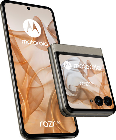 Motorola Razr 50 256GB Beige 5G | Coolblue | Mobile phones
