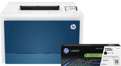 HP Color LaserJet Pro MFP 4202dw + 1 extra zwarte XL toner is nooit meer leverbaar
