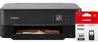 Canon PIXMA TS5350I + 1 extra zwarte cartridge is nooit meer leverbaar