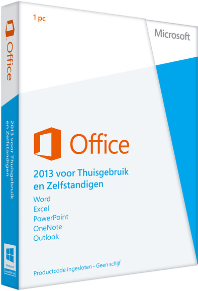 Microsoft Office Home and Business 2013 UK PKC is nooit meer leverbaar