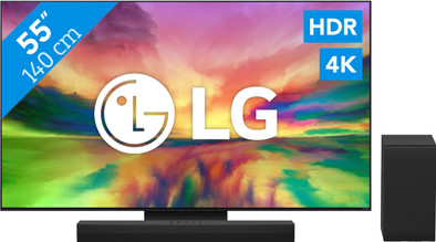 LG 55QNED816RE (2023) + Soundbar is nooit meer leverbaar