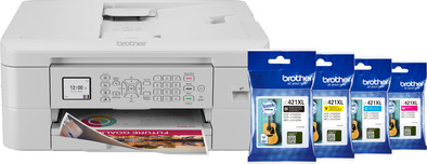Brother MFCJ1010DW + 1 set extra XL cartridges is nooit meer leverbaar