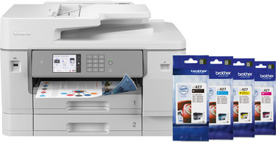 Brother MFCJ6955DW + 1 set extra cartridges is nooit meer leverbaar