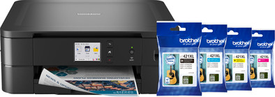 Brother DCPJ1140DW + 1 set extra XL cartridges is nooit meer leverbaar