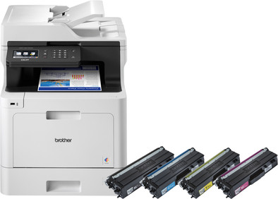 Brother DCP-L8410CDW + 1 set extra inkt is nooit meer leverbaar