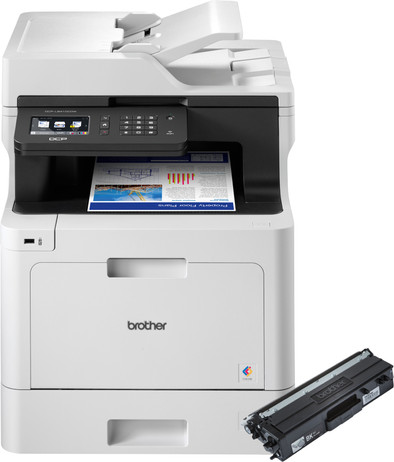 Brother DCP-L8410CDW + 1 extra zwarte toner is nooit meer leverbaar
