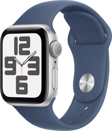Apple Watch SE 2024 40mm Zilver Sportband S&#x2F;M is nooit meer leverbaar