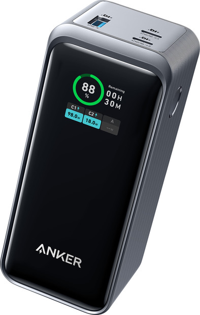 Anker Prime Powerbank 20.000 mAh met Snelladen Zwart | Coolblue