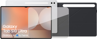 Samsung Galaxy Tab S10 Ultra 14,6 inch 256GB Wifi Zilver + Beschermpakket is nooit meer leverbaar