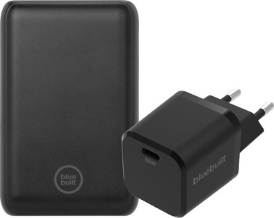BlueBuilt Power Bank with Fast Charging 10,000mAh + Charger 30W Black is no longer available