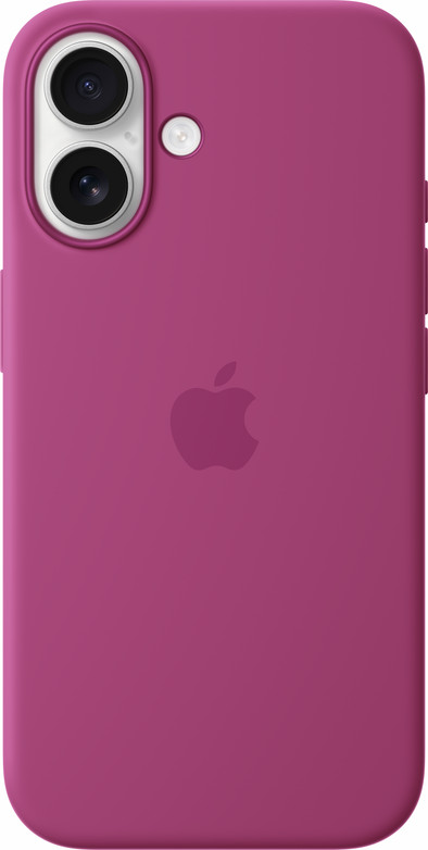 Apple iPhone 16 Back Cover met MagSafe Fuchsia is nooit meer leverbaar
