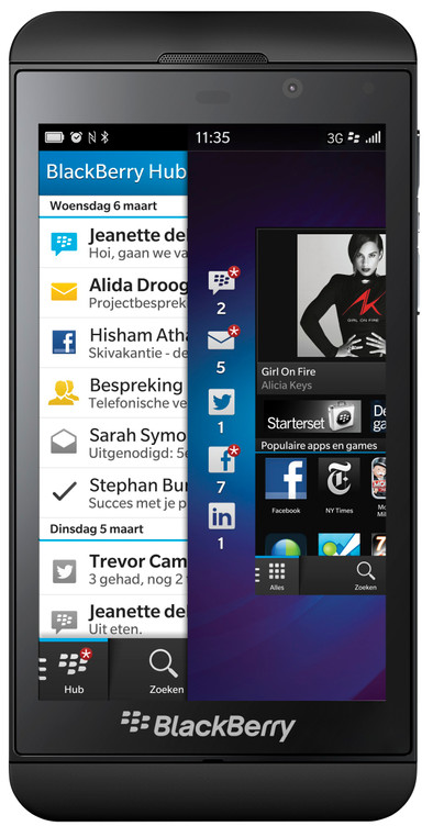 BlackBerry Z10 Zwart is nooit meer leverbaar