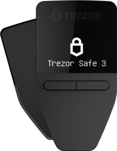 Trezor Safe 3 - Cosmic Black is nooit meer leverbaar