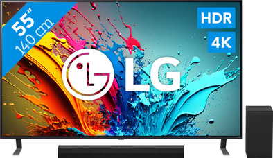 LG 55QNED85T6C (2024) + LG DS40T is nooit meer leverbaar