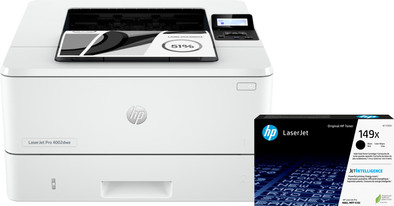 HP LaserJet Pro 4002dw + 1 extra zwarte XL toner is nooit meer leverbaar