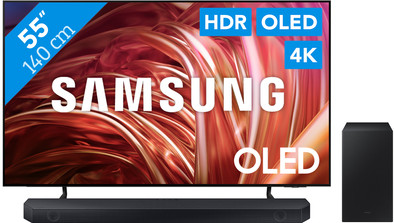 Samsung OLED 4K 55S85D (2024) + Samsung HW-Q600C (2023) is nooit meer leverbaar