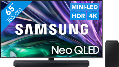Samsung Neo QLED 4K 65QN86D (2024) + Samsung HW-Q600C (2023) is nooit meer leverbaar