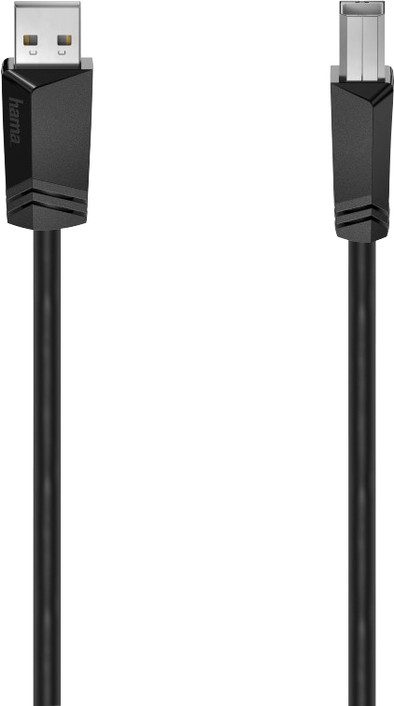 Hama Usb A naar Usb B Kabel 3m Kunststof Zwart is nooit meer leverbaar