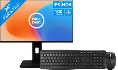 BlueBuilt 24 inch Full HD + werkpakket is nooit meer leverbaar
