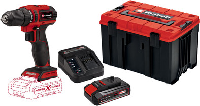 Einhell TE-CD 18/40 Li BL Solo 2,5 Ah Accu E-Case M Starterspakket is nooit meer leverbaar