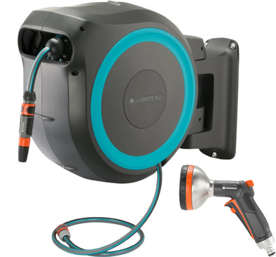 GARDENA Wall Hose Box PowerRoll XL P4A Set + Premium Spray Nozzle Metal is no longer available