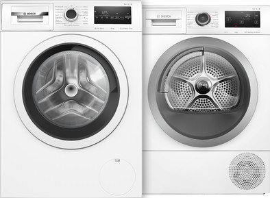 Bosch WAN28272NL + Bosch WTU87675NL is nooit meer leverbaar