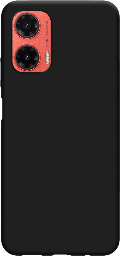 Just in Case Soft Design Motorola Moto G35 Back Cover Zwart is nooit meer leverbaar