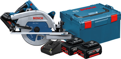 Bosch Professional GKS 18V-68 GC 5,0 Ah GBA Accu (2x) Starterspakket is nooit meer leverbaar