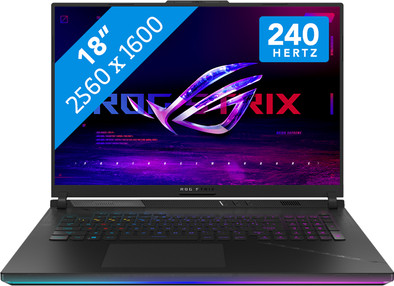 ASUS ROG Strix Scar 18 G834JYR-R6077W is nooit meer leverbaar