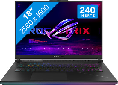 ASUS ROG Strix SCAR 18 G834JYR-R6019W is nooit meer leverbaar