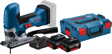Bosch Professional GST 18V-125 S 5,0 Ah GBA Accu (2x) Starterspakket is nooit meer leverbaar