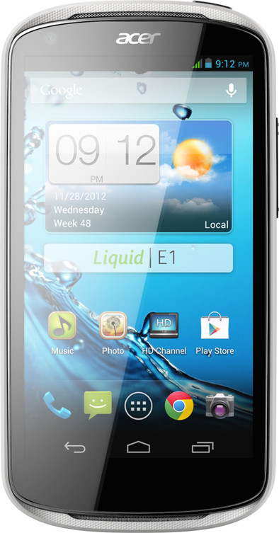 Acer Liquid E1 Wit is nooit meer leverbaar