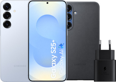 Samsung Galaxy S25 Plus 256GB Lichtblauw 5G + Accessoirepakket is nooit meer leverbaar