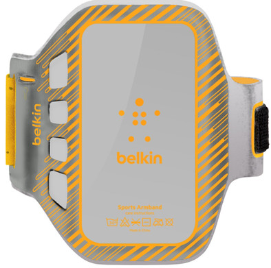 Belkin EaseFit Plus Sport Armband HTC One Oranje/Grijs is nooit meer leverbaar