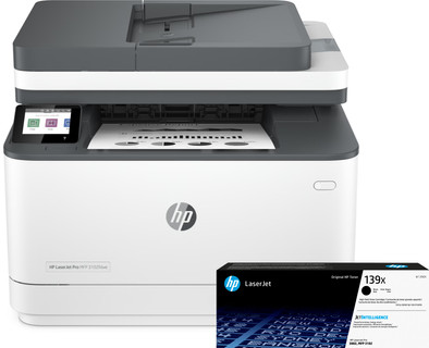 HP LaserJet Pro MFP 3102fdw + 1 extra zwarte XL toner is nooit meer leverbaar