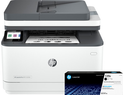 HP LaserJet Pro MFP 3102fdn + 1 extra zwarte XL toner is nooit meer leverbaar