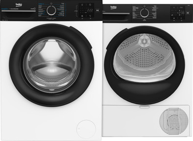 Beko BM3WFT3841B + Beko BM3T3823B is nooit meer leverbaar