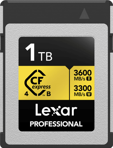 Lexar Professional GOLD 4.0 1TB CFexpress Type B is no longer available