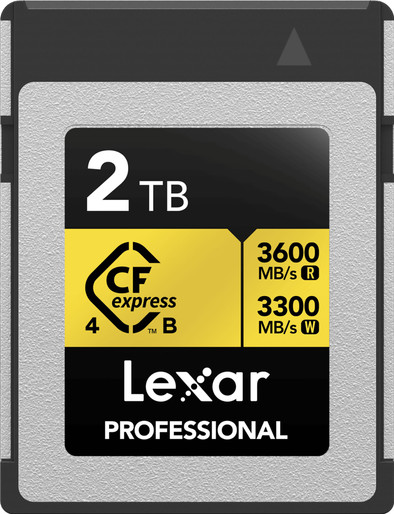 Lexar Professional GOLD 4.0 2TB CFexpress Type B is no longer available