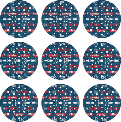 Bosch Professional EXPERT O780 150 millimeter K80, K120, K180 (9x) is nooit meer leverbaar