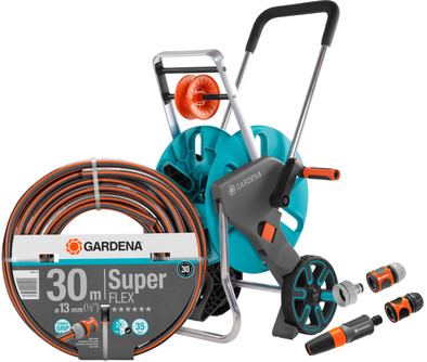 Gardena Premium SuperFLEX 30m CleverRoll M Pakket is nooit meer leverbaar