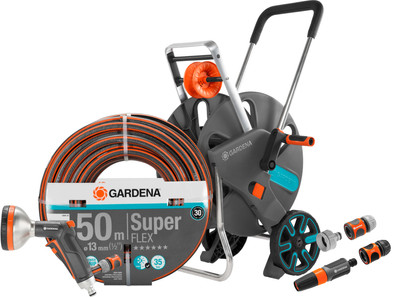 Gardena Premium SuperFLEX 50m CleverRoll L Premium Broespakket is nooit meer leverbaar