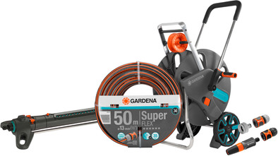 GARDENA Premium SuperFLEX 50m CleverRoll L Large Sprinkler Pack is no longer available