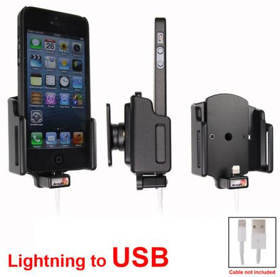 Brodit Houder Apple iPhone 5/5S/SE met Oplader is nooit meer leverbaar