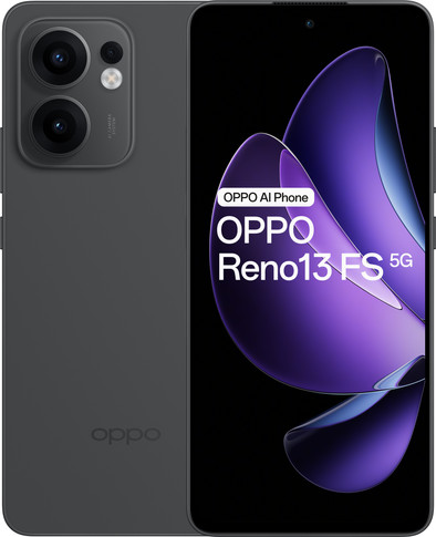OPPO Reno 13 FS 512GB Zwart 5G is nooit meer leverbaar