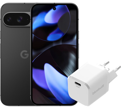 Google Pixel 9 256GB Black 5G + BlueBuilt Charger 30W White is no longer available