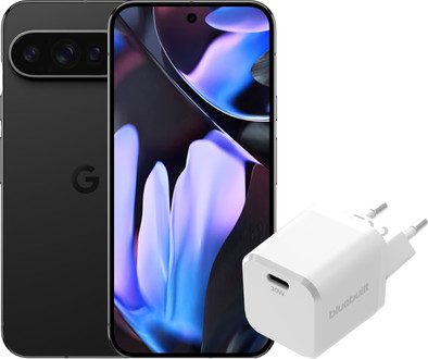 Google Pixel 9 Pro XL 256GB Black 5G + BlueBuilt Charger with USB-C Port 30W White is no longer available