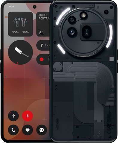 Nothing Phone (3a) Pro 256GB Zwart 5G is nooit meer leverbaar